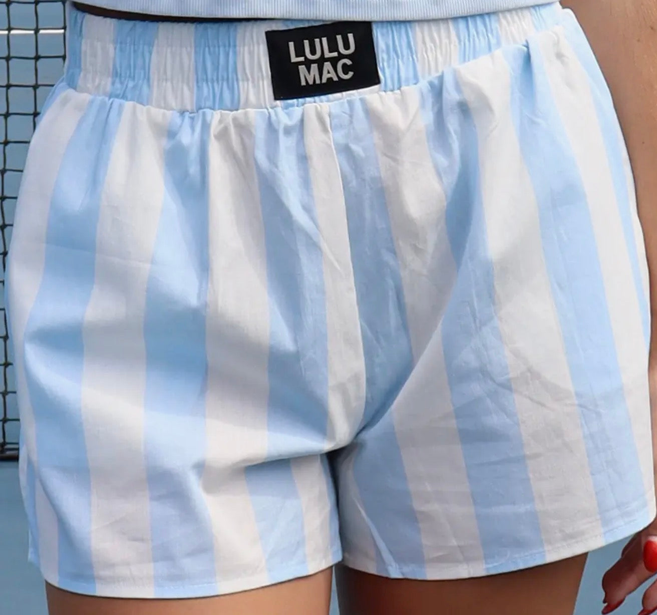 Striped Lulu Mac Shorts