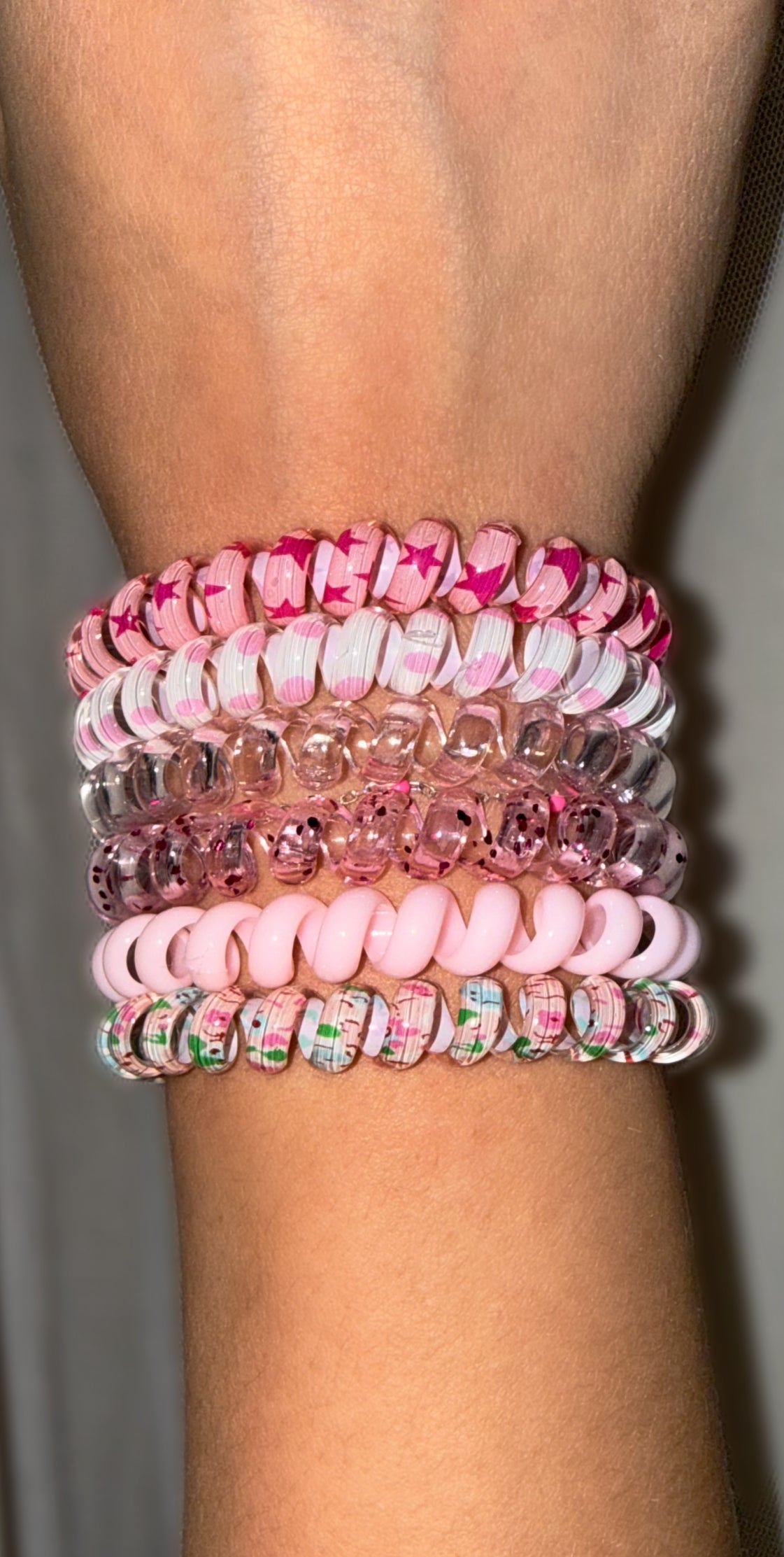 Blush Twist Hair Tie Set