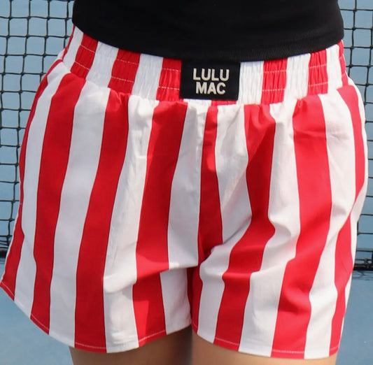 Striped Lulu Mac Shorts