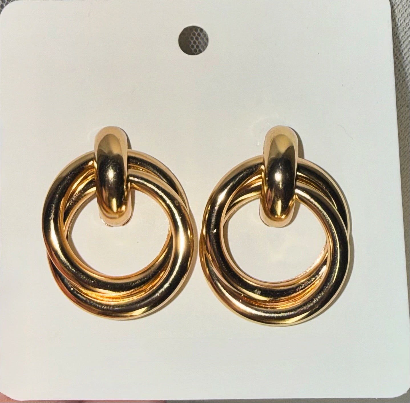 Golden Loop Earrings
